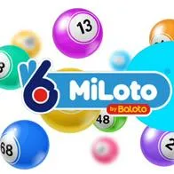 Balotas y logo de MiLoto, en nota sobre qué números jugar en el primer sorteo