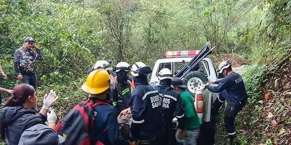 Una persona muerta y dos heridas, dejó grave accidente en zona rural de Salamina, Caldas