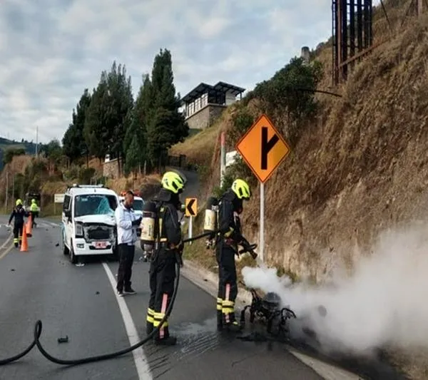 Conductor de moto murió tras choca contra un vehículo en vía Pasto –Ipiales