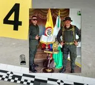  Iván Camilo Sánchez Conejo y Lener Alberto Mora Luna, policías asesinados.