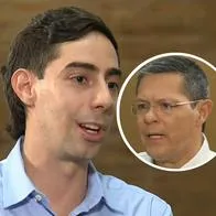 Fotos de Juan Carlos Upegui y de Juan Roberto Vargas, en nota de que en Elecciones, el candidato a la Alcaldía de Medellín aceptó posible financiación incorrecta