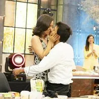 Adrián Parada y su novia, en final de 'Masterchef'