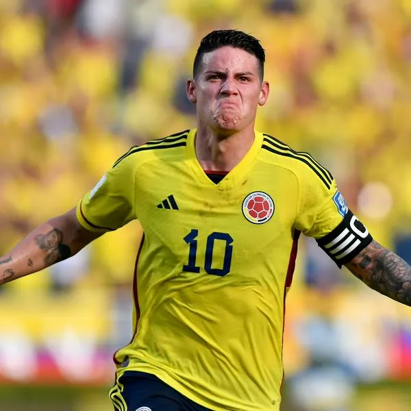 James Rodríguez, en un partido con Colombia. El jugador anunció que tendrá un nuevo equipo en la Kings League de Gerard Piqué