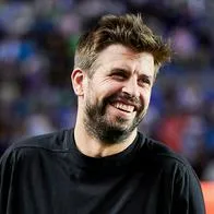 Gerard Piqué, que se cayó en la presentación de la Kings League Américas.