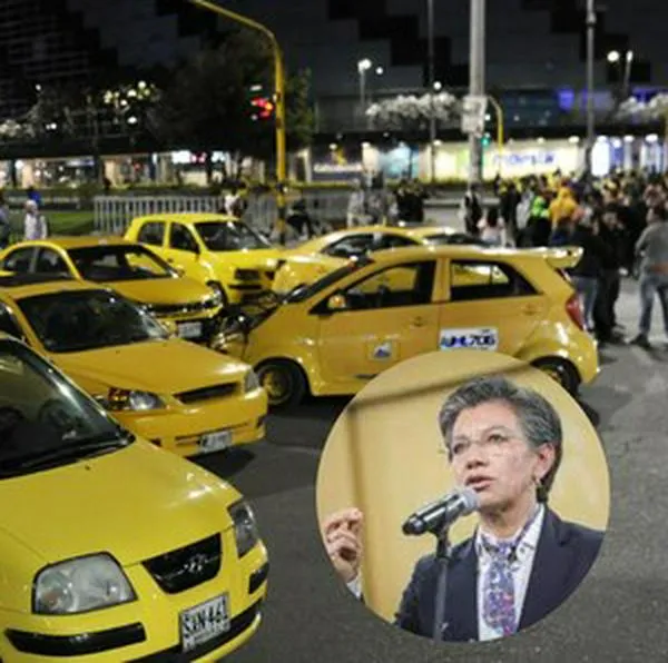 Claudia López dijo que el paro de taxistas está respaldado por sectores del petrismo.