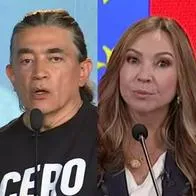 Gustavo Bolívar y Darcy Quinn, en polémica desde el debate de El Tiempo.