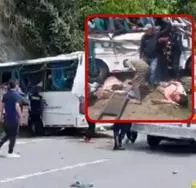 Accidente en Bogotá-La Vega: ladrón robó a heridos y quedó captado en video.