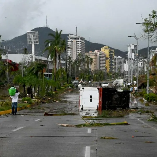 Impacto del huracán Otis en Acapulco, México, este 25 de octubre de 2023.