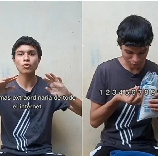 El joven que contó una libra de azúcar, "grano por grano", tardó seis días, es viral en Tik Tok