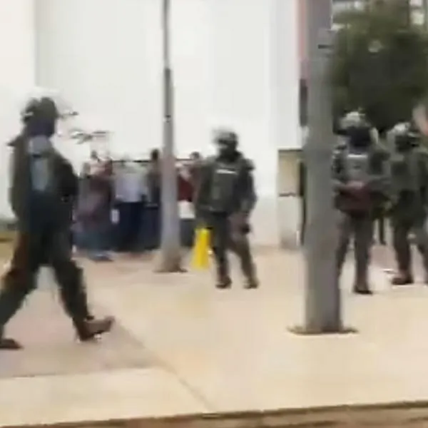 Protestas en Bogotá: disturbios en la Universidad Pedagógica este jueves