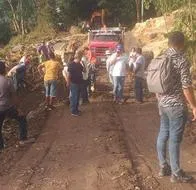 Cerrada amaneció la vía Bucaramanga- Barrancabermeja