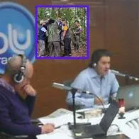 En Blu Radio hubo un agarrón de Felipe Zuleta por la invitación que les hicieron a las disidencias de las Farc para instalar las elecciones del domingo. 