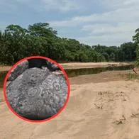 Descubrimiento de nuevas pinturas rupestres en Brasil. Sequía en el río Amazonas dejó al descubierto rostros inquietantes.