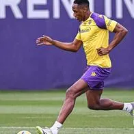 Yerry Mina se recupera de lesión y podría estar con Selección Colombia