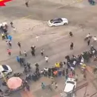 Irresponsable conductor de BMW casi causa tragedia con maniobras en centro de Bogotá.