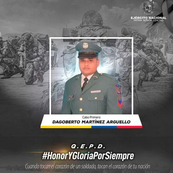 Otro militar falleció tras ataque del Clan del Golfo en Tierralta, Córdoba