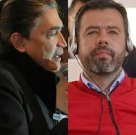 Gustavo Bolívar, Carlos Fernando Galán y Juan Daniel Oviedo, candidatos a la Alcaldía de Bogotá.
