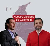 Mapa de Colombia ilustra lista de quiénes son los nuevos alcalde de Colombia, Bogotá, Medellín, Cali y más.