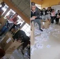 Elecciones en Colombia hoy: destruyen puesto de votación en Putumayo.