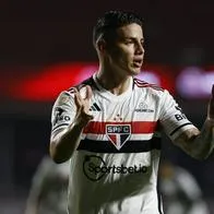 Con James Rodríguez en el cierre, Sao Paulo no pasó del empate en casa ante Paranaense