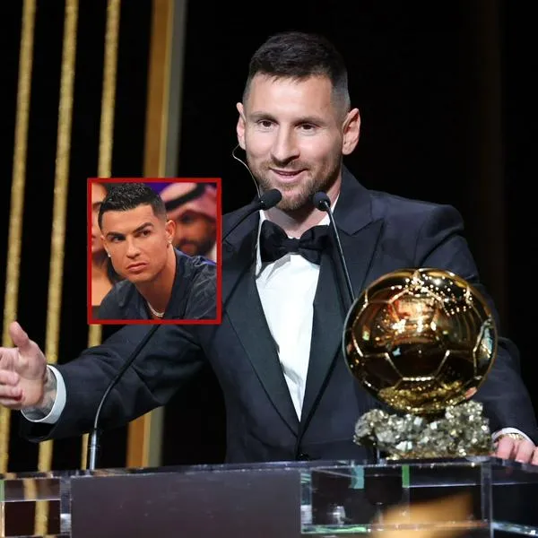 Cristiano Ronaldo no estuvo contento con el triunfo de Lionel Messi en el Balón de Oro.