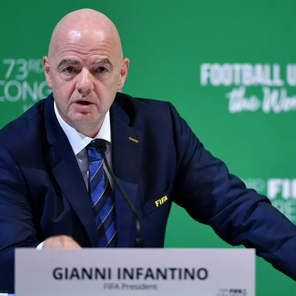Gianni Infantino, presidente de la Fifa, que confirmó a Arabia Saudí como sede del mundial 2034.
