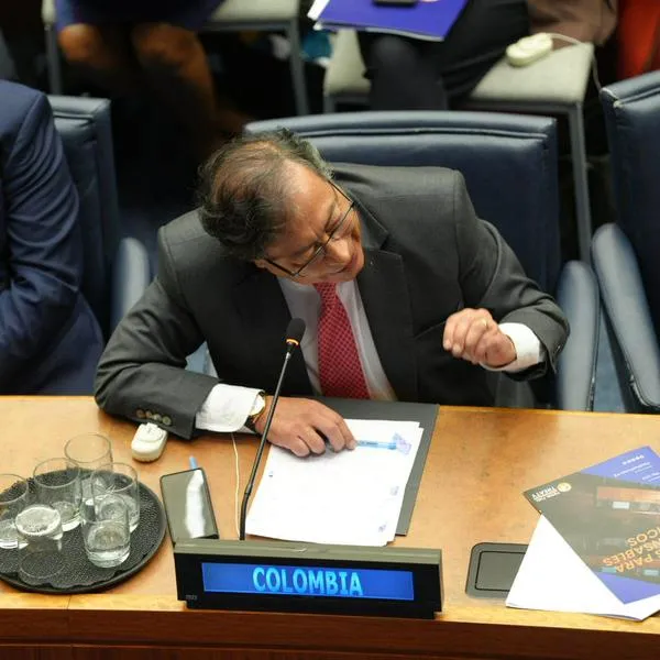 El presidente Gustavo Petro, que llamó a consultas a embajadora de Colombia en Israel.