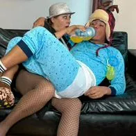 La actriz Alina Lozano y su esposo, el joven 'infleuncer' Jim Velásquez, sorprendieron con sus disfraces en Halloween: ella fue atrevida y él de bebé.
