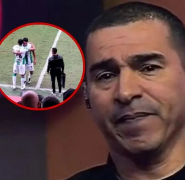 Víctor Hugo Aristizábal lloró en vivo en ESPN por debut de su hijo Emilio con Atlético Nacional y contó qué le dijo.