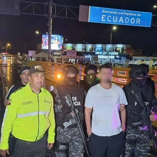 Satanás, del Tren de Aragua, fue capturado en Ecuador y extraditado a Colombia