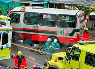 Mujer murió en accidente de moto en la vía al Túnel de Occidente