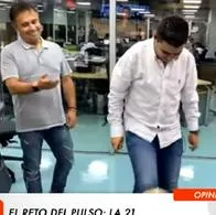 Juan Felipe Cadavid le dio paliza a César Augusto Londoño en reto de Caracol Radio.