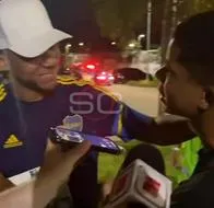 Joven brasileño lloró al conocer a Frank Fabra, que lo sorprendió con emotivo pedido