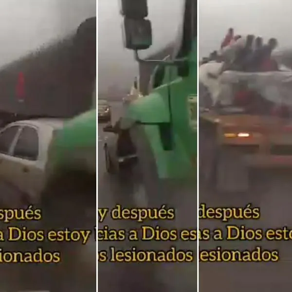 Grave accidente en el Alto de La Línea: sale video de motero que grabó a camión sin frenos y que dejó 2 muertos y varios heridos.