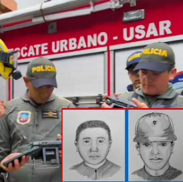 La Policía de Bogotá, con retratos hablados y una jugosa recompensa, espera dar con el paraderos de los atracadores de Juan Pablo Raba y empresario.