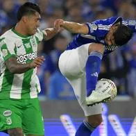 Foto de Nacional y Millonarios, en nota de grupos de cuadrangulares de Liga Betplay: póster de Win Sports abrió suspicacias
