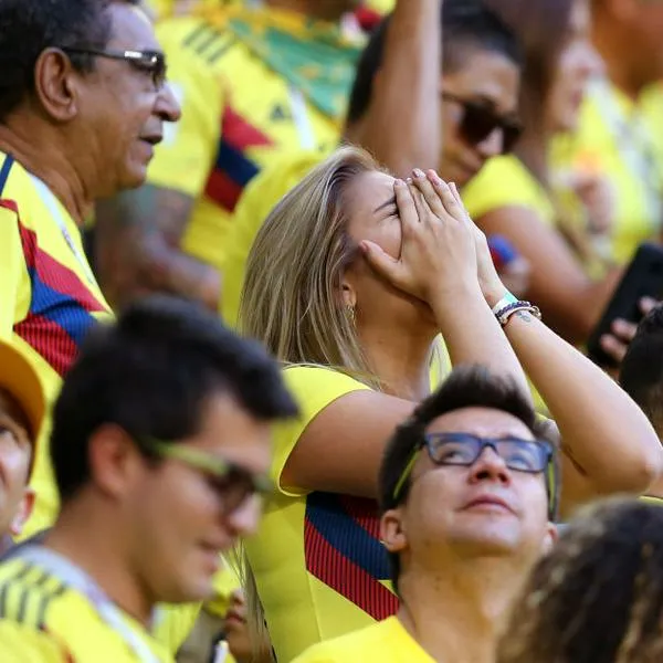 Imagen ilustrativa de hinchas de la Selección Colombia, a propósito de estafas con boletería.