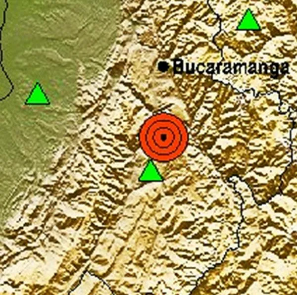 Mapa de temblor en Colombia hoy miércoles 8 de marzo de 2023;