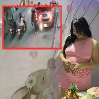 Mujer que lucha por no perder a su bebé luego de ser agredida.