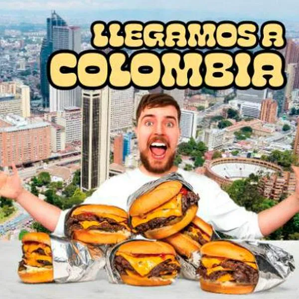 Rappi venderá en exclusiva las hamburguesas de 'Mr. Beast' en Colombia: en estas ciudades podrá comprarla.
