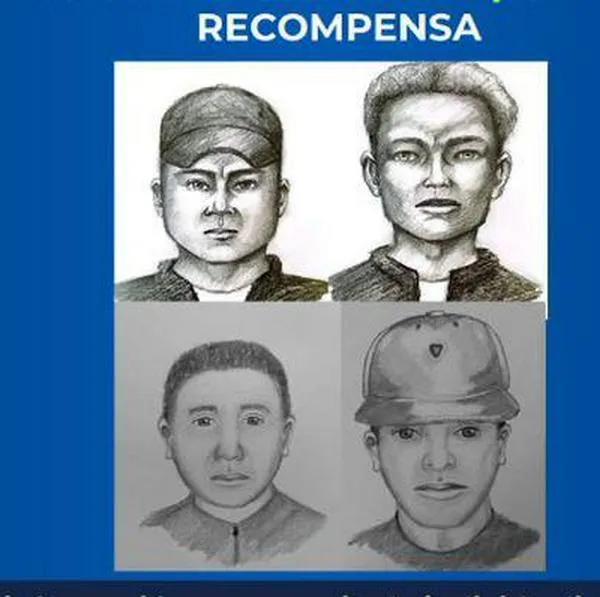 La Policía Metropolitana de Bogotá reveló dos nuevos retratos hablados de los ladrones de los cerros que robaron a Juan Pablo Raba y Carlos Ríos.