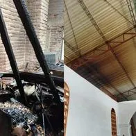 Criminales le prendieron fuego a una iglesia de Palmira y cientos de feligreses mostraron su rechazo. “Con las cosas de Dios no se juega