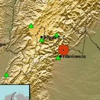 Temblor hoy: sismo de 4,3 fue en Meta, Villavicencio, Bogotá, Ibagué y Tunja