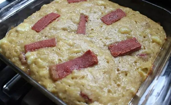 Receta de plátano maduro con bocadillo en el sartén