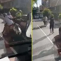 Intentaban robar a mujer que iba en un carro, llegó una patrullera alcanzó a dispararles