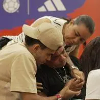 Luis Díaz se reencontró con su papá en Barranquilla.
