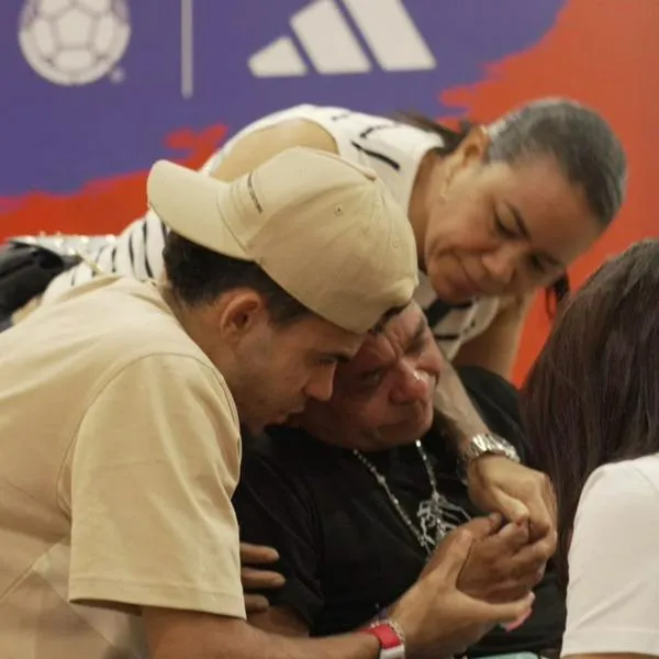 Luis Díaz se reencontró con su papá en Barranquilla.