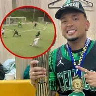 Jarlan Barrera se mandó golazo en cancha de Medellín y le critican su estado físico: video