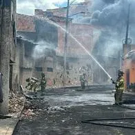 La Alcaldía de Bogotá anunció que ayudará con subsidios y bonos alimentarios a las familias afectadas por el voraz incendio en el barrio Meissen.