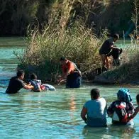 Así es el peligroso Río Bravo por donde cruzan los migrandes para llegar a Estados Unidos.  Dos menores colombianos desaparecieron en ese caudal y ahora piden ayuda a Gustavo Petro